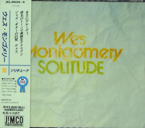 Wes Montgomery Solitude Vol.1 & 2 Japanese 2 CD album set